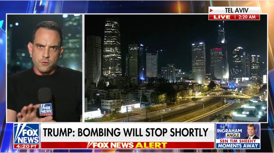 Israel is not involved in ongoing US bombing campaign of Iran’s regime, President Trump says