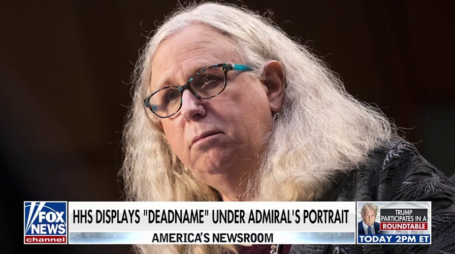 HHS replaces name on portrait of transgender official who served under Biden