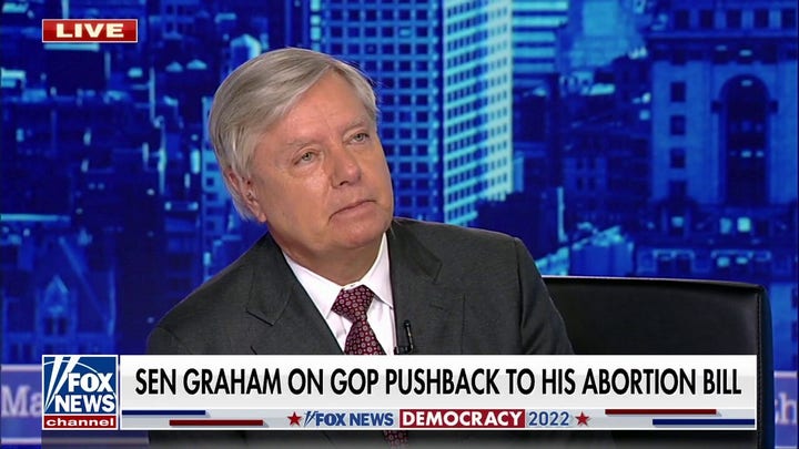 Graham defends abortion bill: Democrats trying to make this country like China