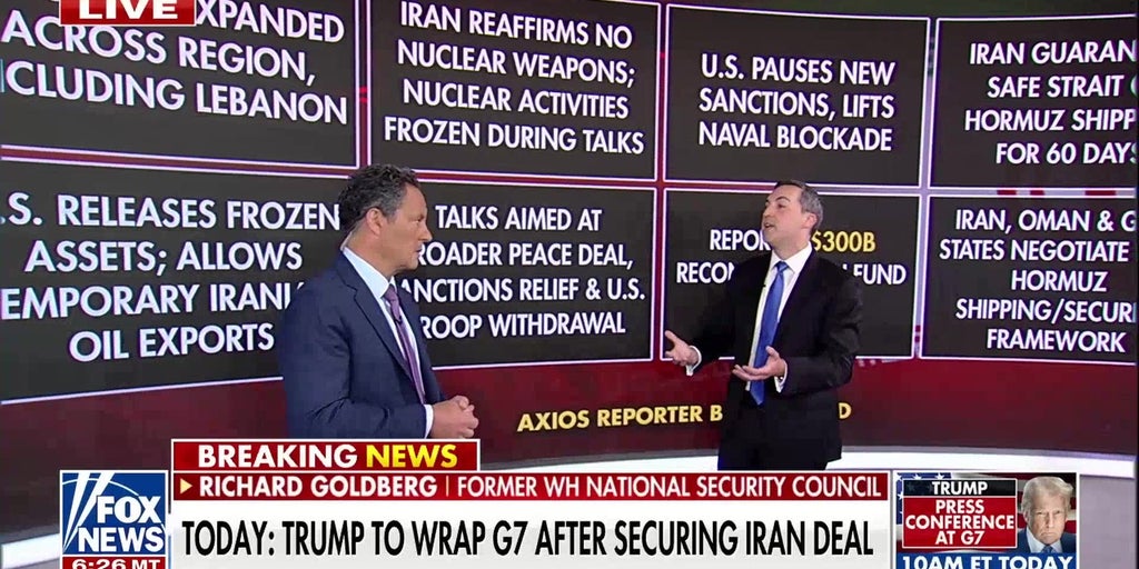 Trump projects oil price drop, secures Iran deal at G7