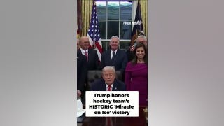 Trump honors US men's hockey team’s HISTORIC ‘Miracle on Ice’ victory