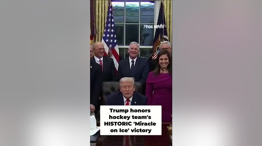 Trump honors US men's hockey team’s HISTORIC ‘Miracle on Ice’ victory