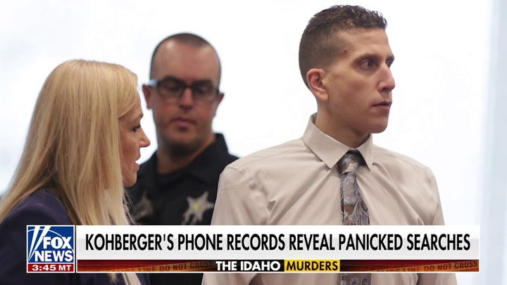 Bryan Kohberger's phone records reveal panicked searches after police uncovered key detail
