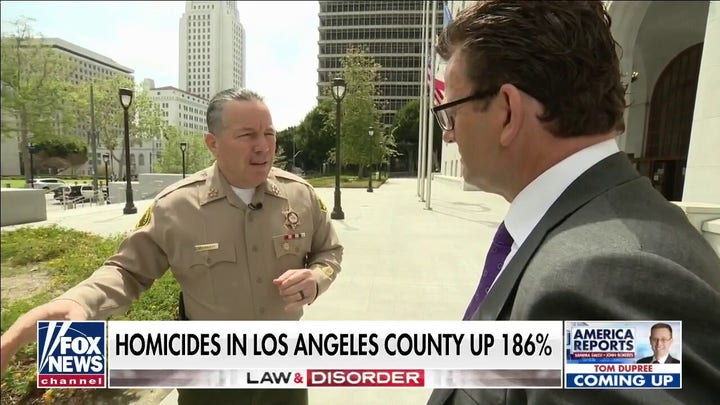 Violent crime in Los Angeles rising at rapid pace, sheriff's statistics show