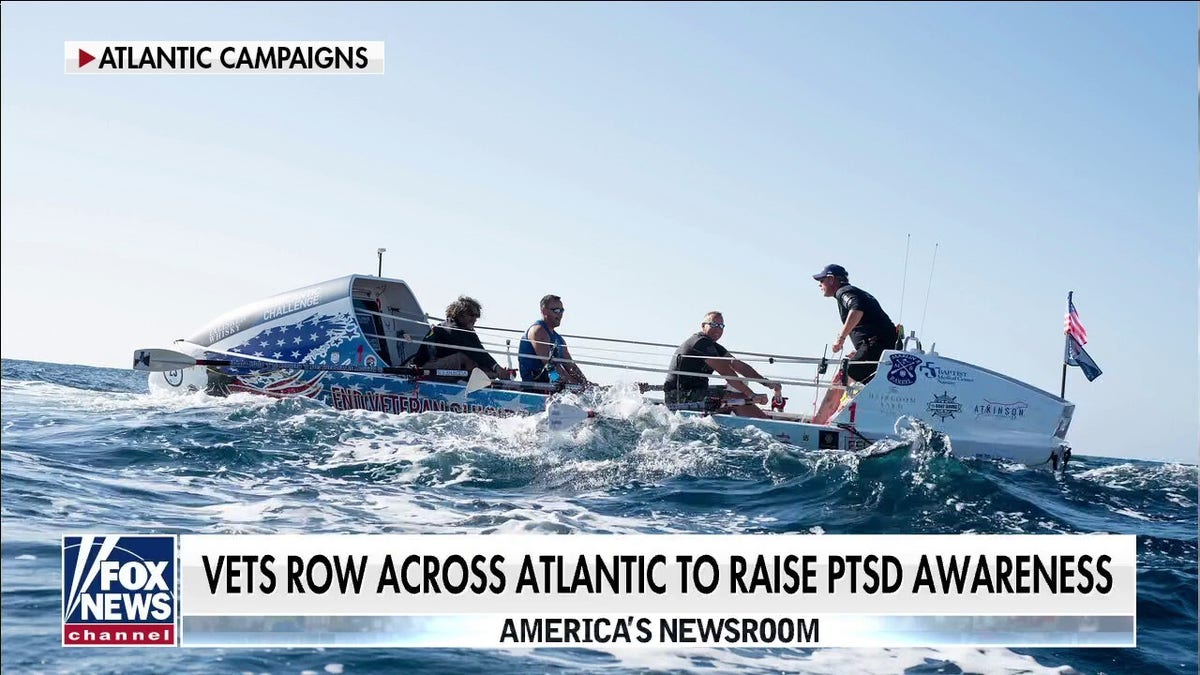 Veterans row across Atlantic Ocean raising over 800k for PTSD awareness