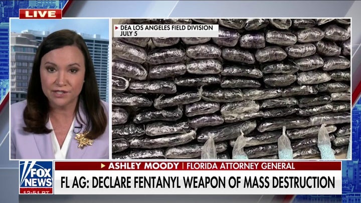 Florida urges Biden to declare fentanyl a weapon of mass destruction