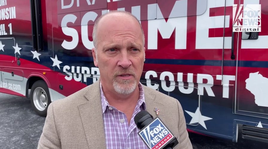 Candidate for Wisconsin Supreme Court Brad Schimel speaks about his campaign 