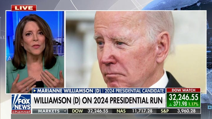 Marianne Williamson: I want to debate Biden in 2024 primaries.