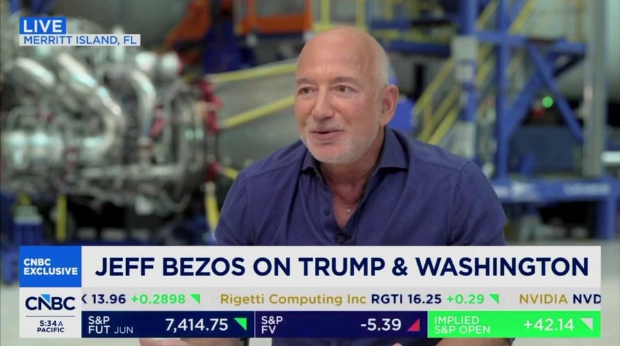 Jeff Bezos praises Trump as more mature, 'disciplined' in second term