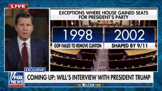 Will Cain: There have been exceptions to this midterm pattern