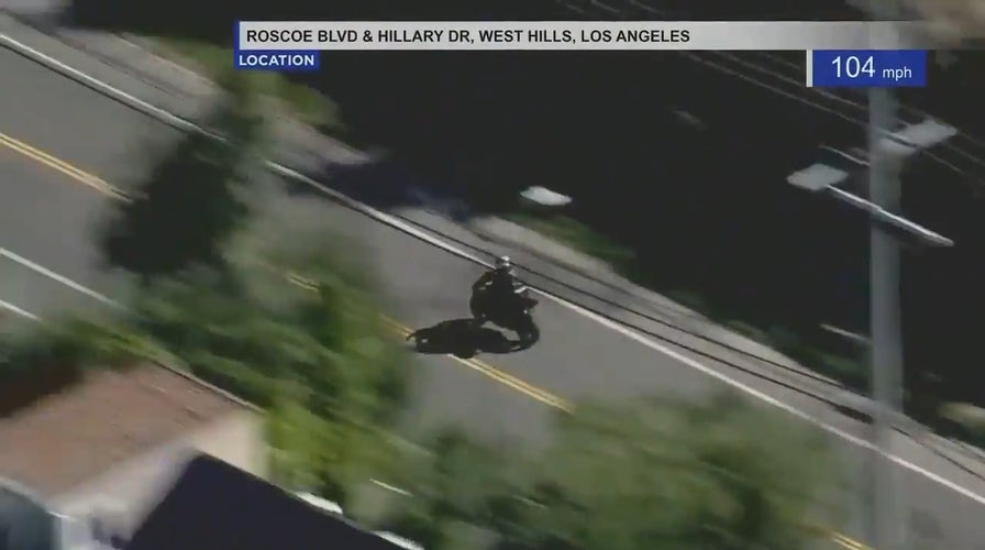Los Angeles motorcyclist dies after horrific crash caught on video