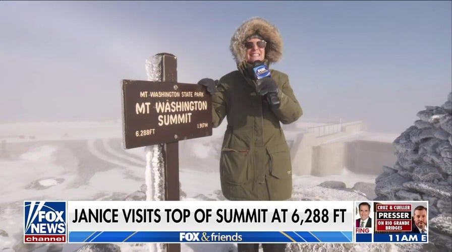 The trek to the top of Mount Washington