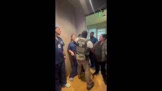 California medical center staff attempt to block ICE agents from making arrest