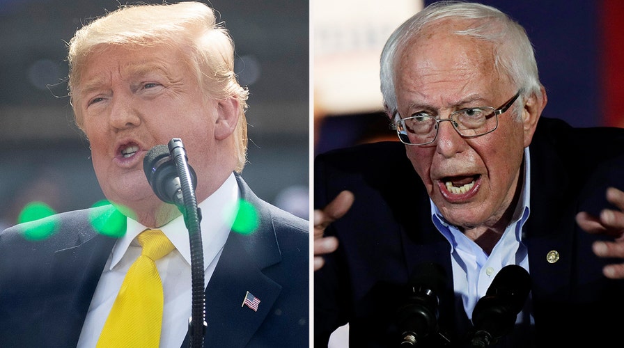 Trump visits India as Sanders reinforces frontrunner status in Nevada