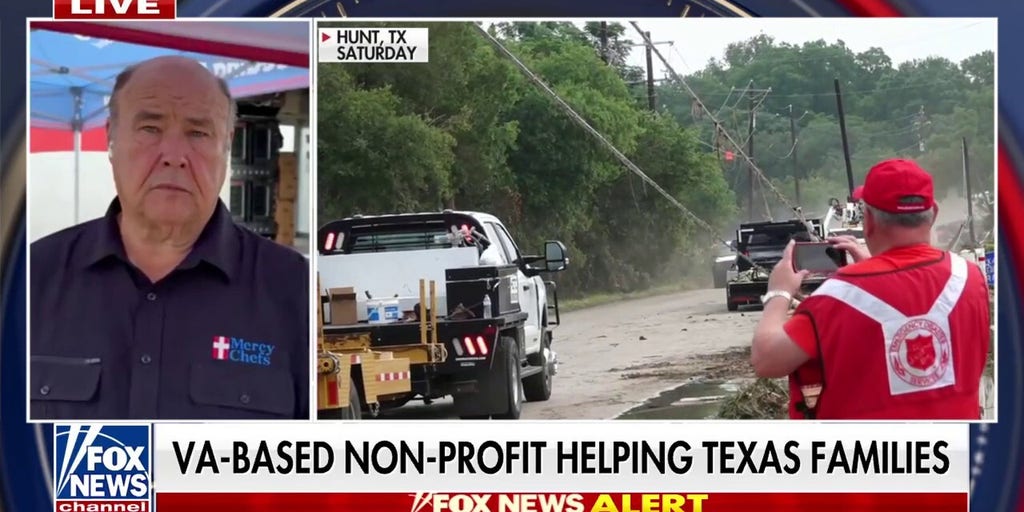 Mercy Chefs serving meals to first responders in Texas amid deadly floods