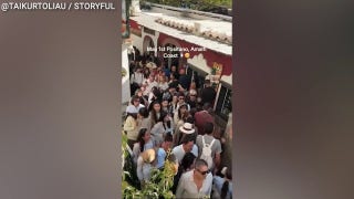 Shoulder-to-shoulder crowds choke narrow walkways along Italy’s Amalfi Coast