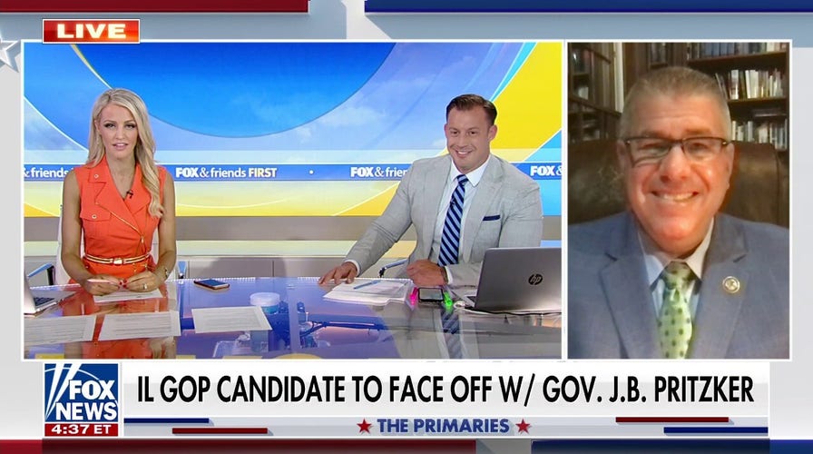 Trump-backed Illinois gubernatorial candidate rips Gov. Pritzker: 'Epitome of a woke liberal government'