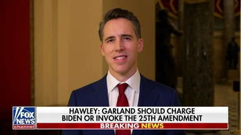Garland has two choices on handling Biden: Sen. Josh Hawley