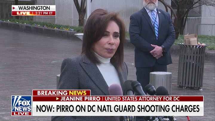 Jeanine Pirro on DC National Guard shooting charges: 'We are pursuing everything'