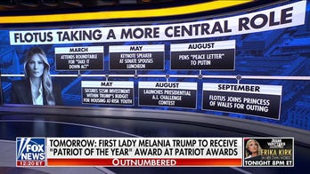 First lady Melania Trump to be honored as Patriot of the Year