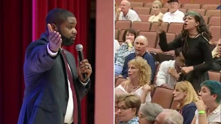 Rep. Byron Donalds argues with anti-Israel protester during town hall