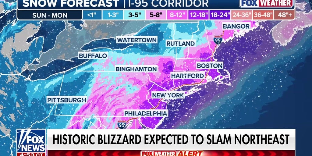 Historic blizzard to slam Northeast with snow, flight cancellations