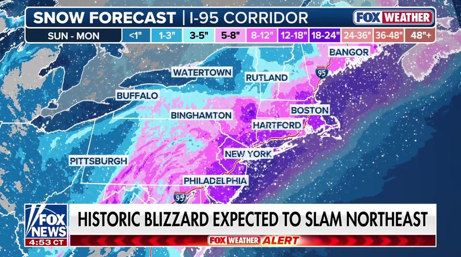 Historic blizzard to slam Northeast with snow, formation  cancellations