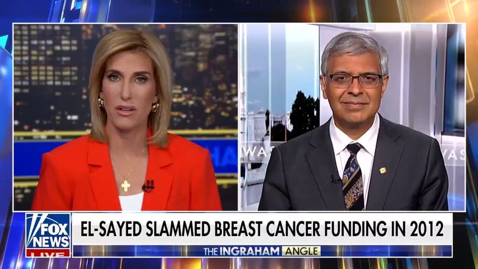 NIH director ‘stunned’ by Abdul El-Sayed’s breast cancer remark