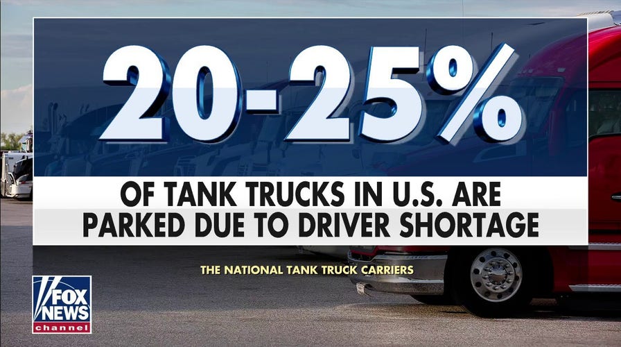 Gas stations low on fuel amid tanker driver shortage