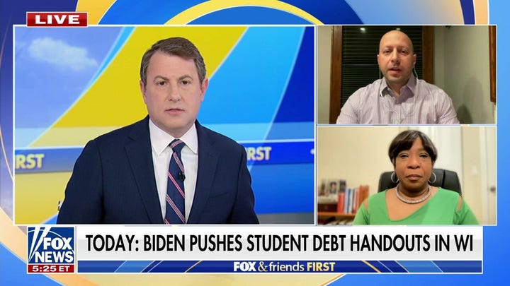 Biden to campaign in Wisconsin, Chicago while pushing student loan debt handouts