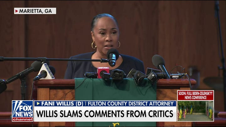 Fani Willis proclaims justice is coming from the unjust, slams critics