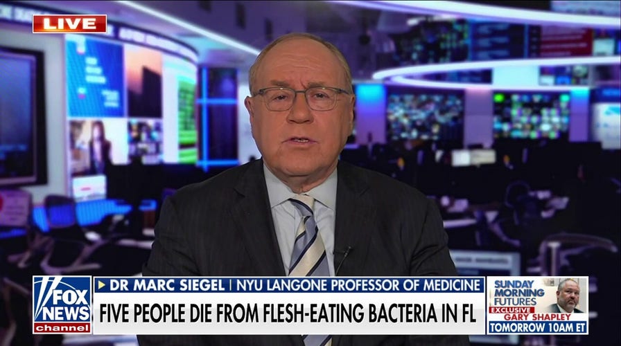 'Flesh-eating' bacteria is rare, not contagious: Dr. Marc Siegel