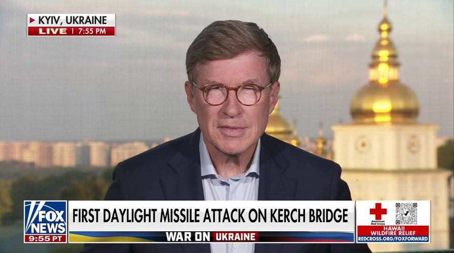 Russia commits first daylight missile attack on Kerch bridge in Ukraine