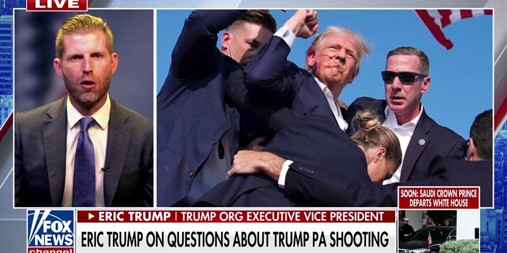 ‘I’m pissed off, everything failed’ during President Trump's assassination attempt, Eric Trump says