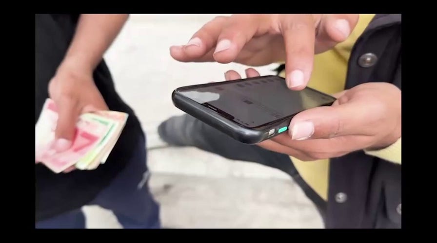 Palestinian money changers in Gaza City