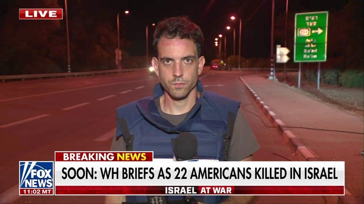 Trey Yingst reports from Israeli kibbutz attacked by Hamas