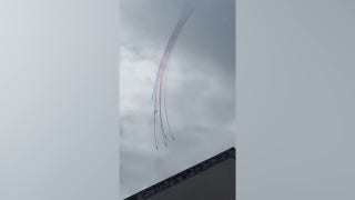 Military jets collide in midair stunt as pilots parachute to safety - Fox News