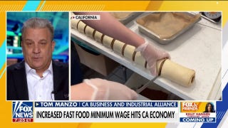 California fast food restaurants forced to close over minimum wage hike: 'Business owners are fed up' - Fox News