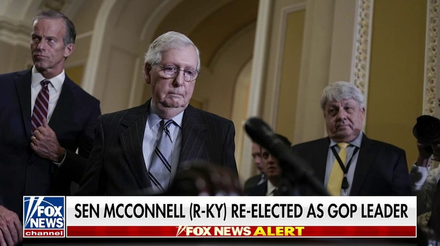 McConnell re-elected as GOP Senate leader