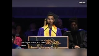 NYU student blasts Israel's war in Gaza as 'genocide' in graduation speech