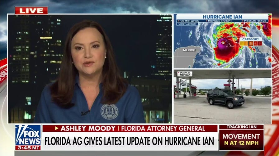 Florida AG Ashley Moody issues dire warning on Hurricane Ian: 'This could be the storm we've feared'