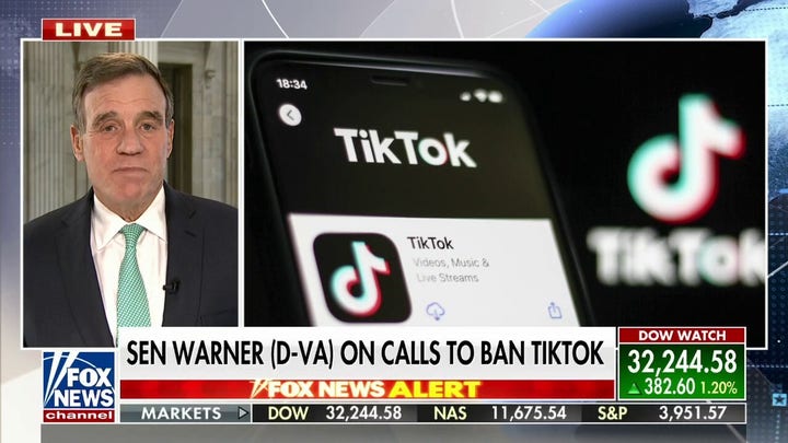 Here's why TikTok should be banned: Sen. Mark Warner