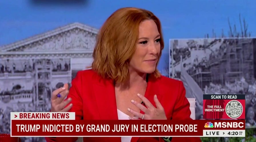 Psaki hypes Trump indictment as book club assignment 'Encourage your friends and neighbors to