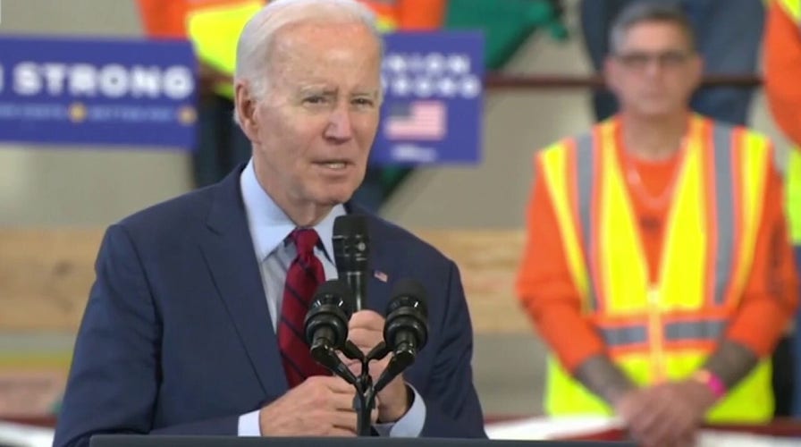 Biden touts economy in battleground Wisconsin following SOTU address