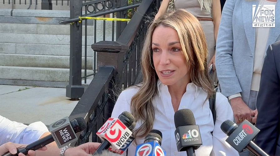 Karen Read leaves court at the end of Day 32 of her trial