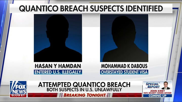 Two Jordanian nationals suspected in Quantico breach attempt released