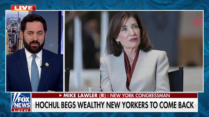 Rep Mike Lawler calls New York Gov Hochul a 'grade A idiot'