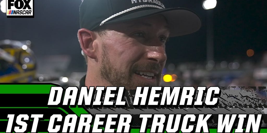 'The old man has still got it' – Daniel Hemric on his first career truck series win