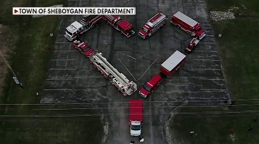 Wisconsin firefighters give heartfelt coronavirus tribute to health care workers