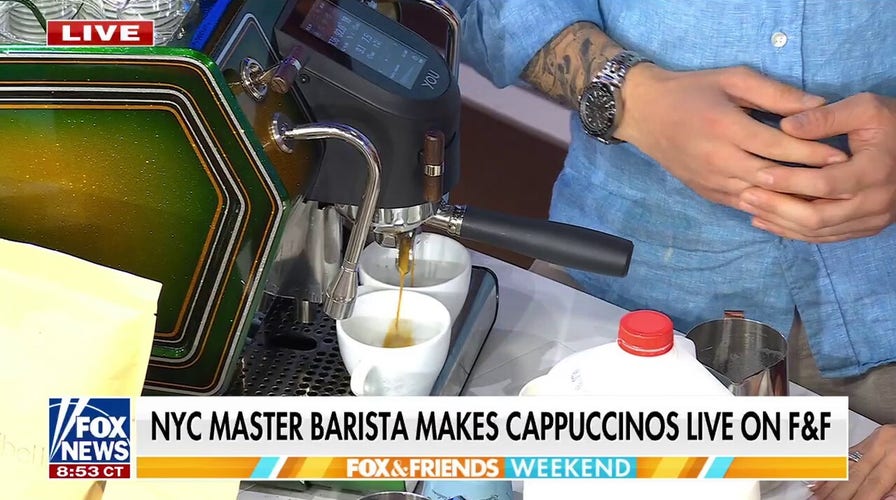 NYC barista shows however  to marque   the cleanable   cappuccino